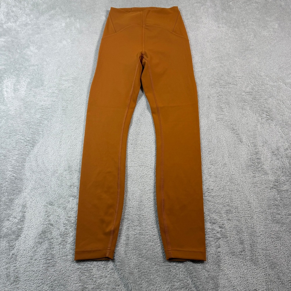 Lululemon Instill High-Rise Tights Women 2‎ Butternut Brown 25" Yoga Athletic
